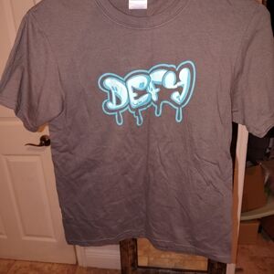 Comfort Colors Charcoal Short Sleeve Tee By Defy Indie Small Men Med Ladies Mint